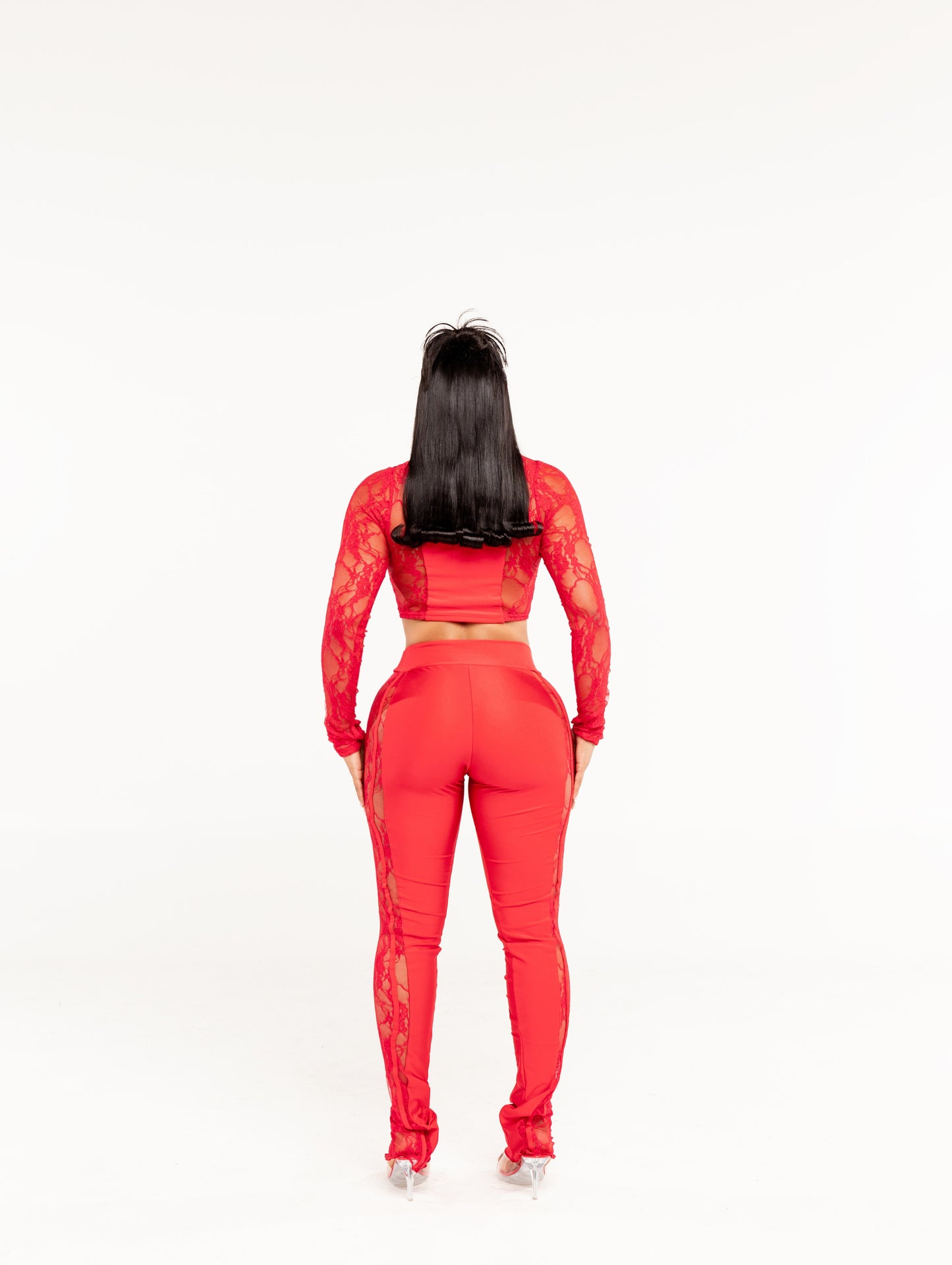 Love Me Lace Set Red