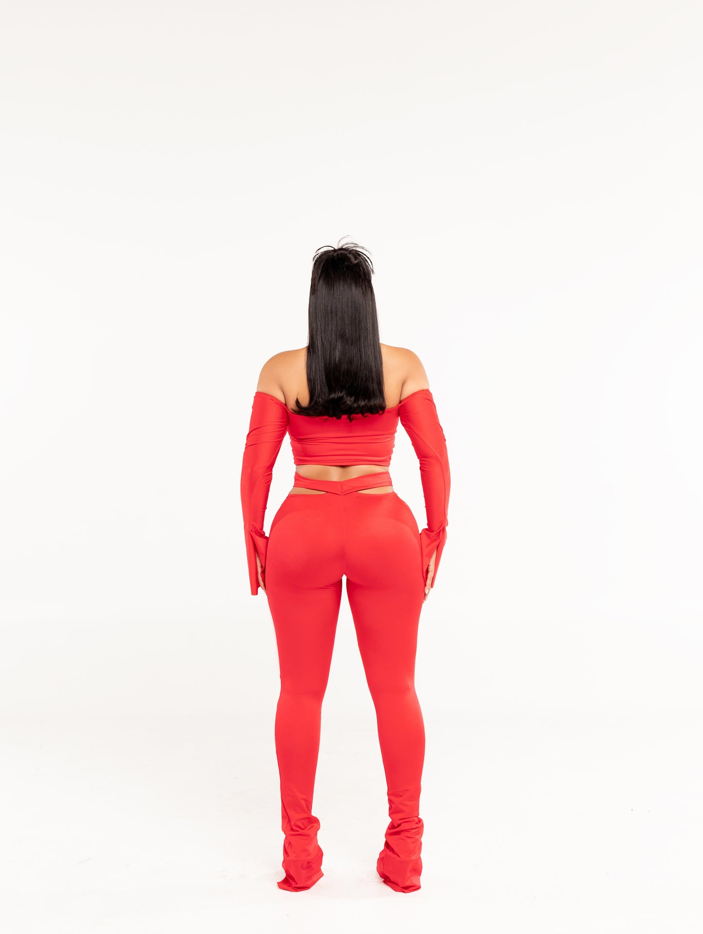 Forever Halter Set Red