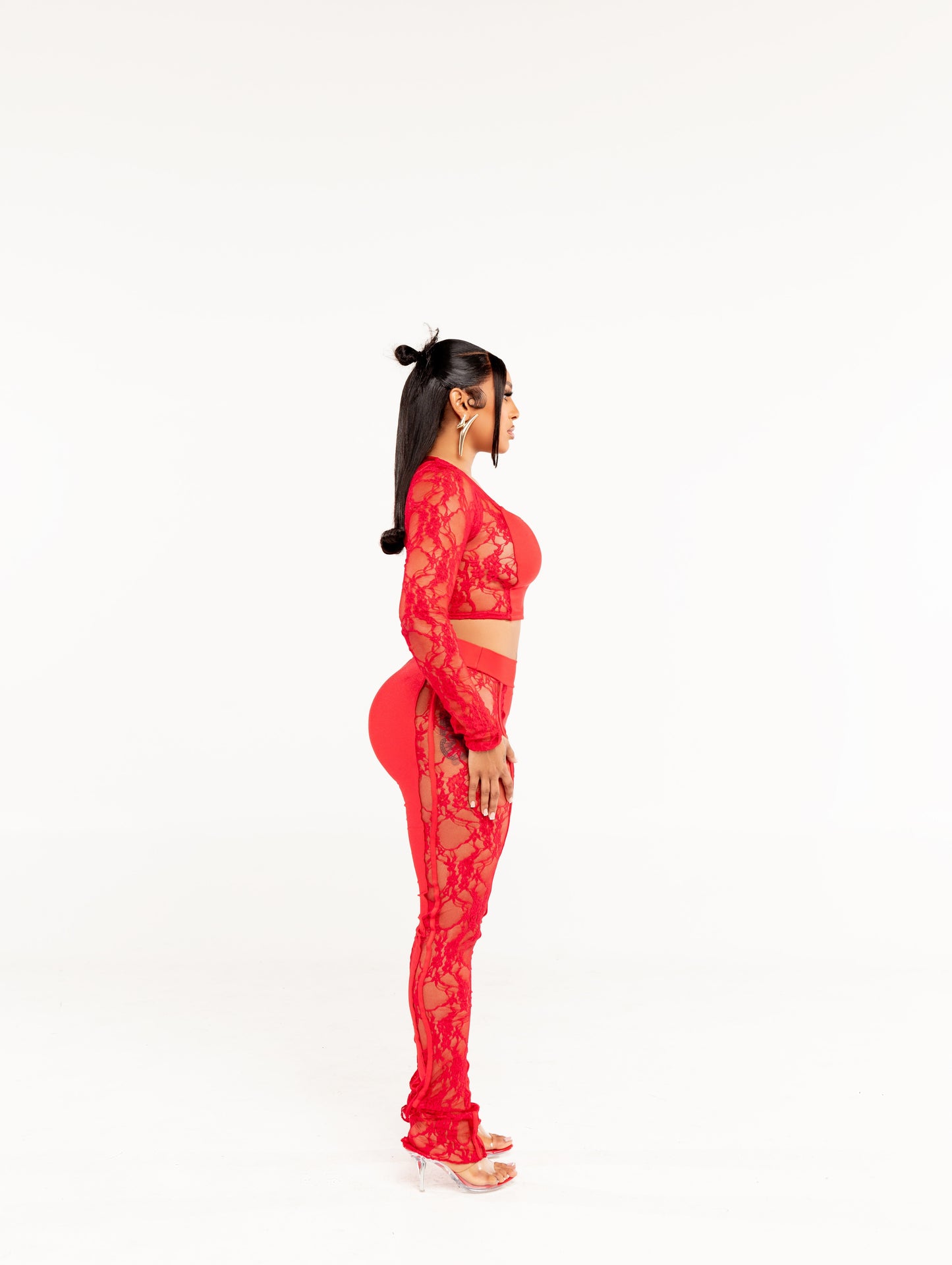 Love Me Lace Set Red