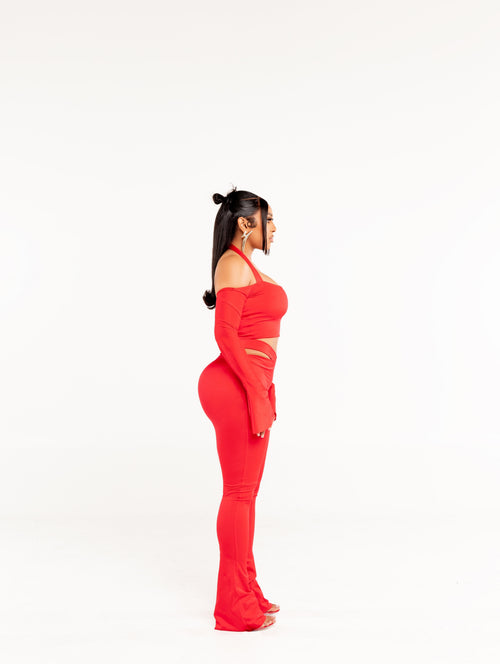 Forever Halter Set Red