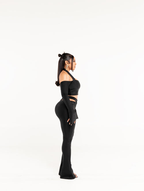 Forever Halter Set Black