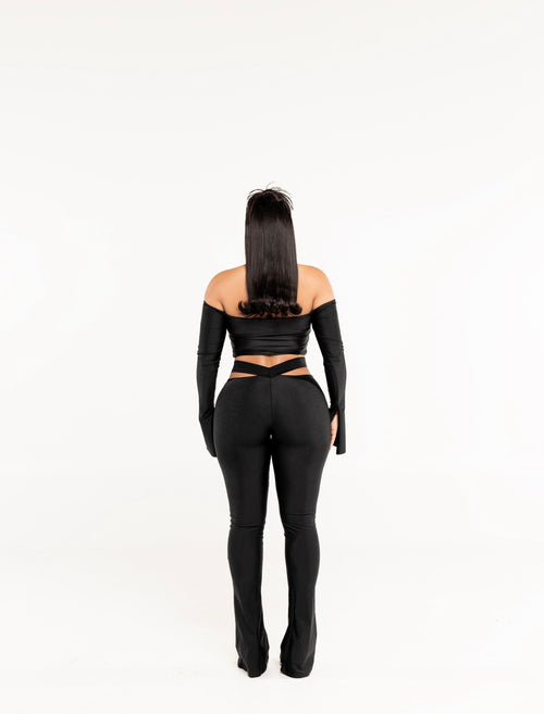 Forever Halter Set Black